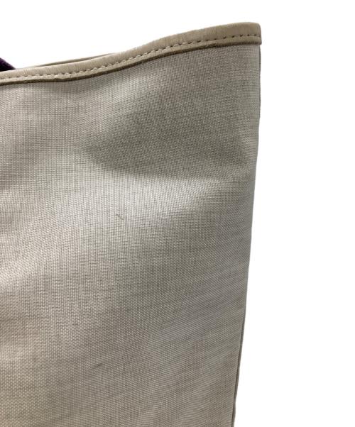 Herve Chapelier（エルベシャプリエ）Herve Chapelier (エルベシャプリエ) トートバッグ グレー×パープルの古着・服飾アイテム