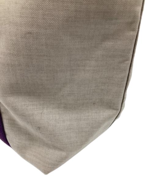Herve Chapelier（エルベシャプリエ）Herve Chapelier (エルベシャプリエ) トートバッグ グレー×パープルの古着・服飾アイテム