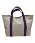Herve Chapelier (エルベシャプリエ) トートバッグ グレー×パープル：11000円