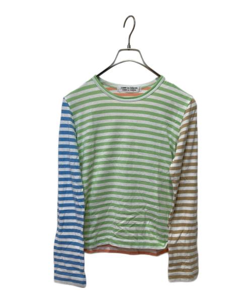 COMME des GARCONS COMME des GARCONS（コムデギャルソン コムデギャルソン）COMME des GARCONS COMME des GARCONS (コムデギャルソン コムデギャルソン) カットソー マルチカラー サイズ:Sの古着・服飾アイテム
