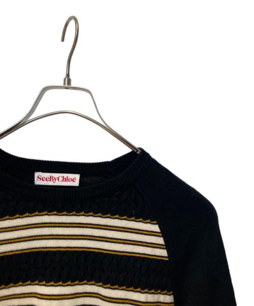 SEE BY CHLOE（シーバイクロエ）SEE BY CHLOE (シーバイクロエ) ニット ブラック サイズ:34の古着・服飾アイテム