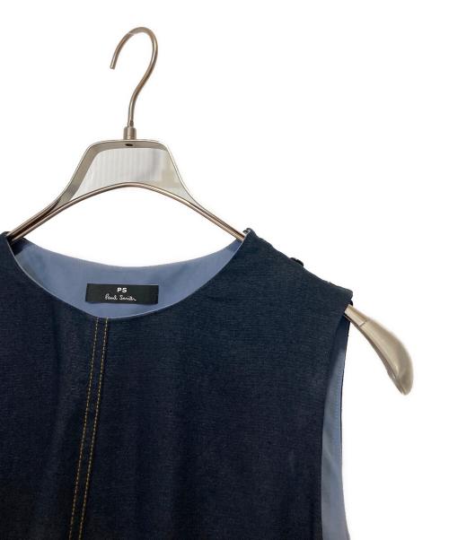 PS Paul Smith（ＰＳポールスミス）PS Paul Smith (ＰＳポールスミス) ワンピース インディゴ サイズ:38の古着・服飾アイテム