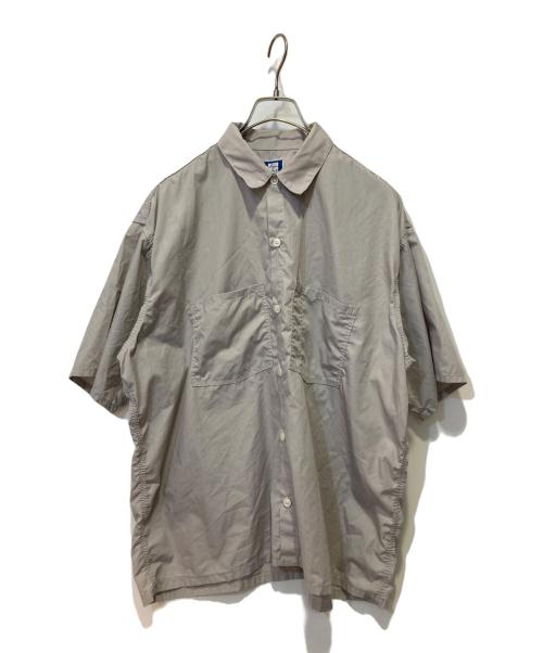 KANDA BIIKI（カンダビイキ）KANDA BIIKI (カンダビイキ) WEATHER 3ST SS WORKSHIRT グレー サイズ:３の古着・服飾アイテム