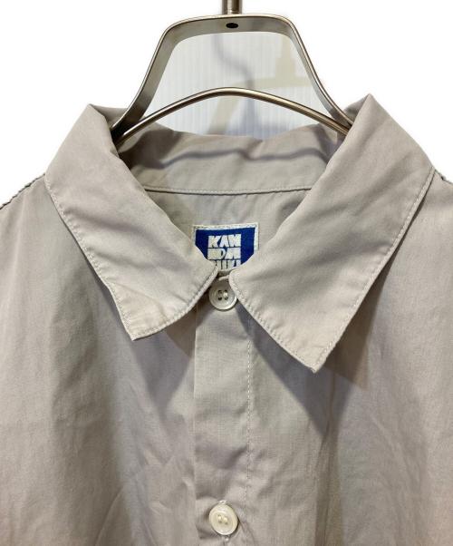 KANDA BIIKI（カンダビイキ）KANDA BIIKI (カンダビイキ) WEATHER 3ST SS WORKSHIRT グレー サイズ:３の古着・服飾アイテム