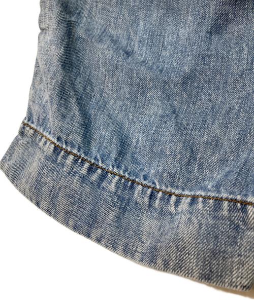 CAHLUMN（カウラム）CAHLUMN (カウラム) Linen Denim Painter Pant ブルー サイズ:XLの古着・服飾アイテム