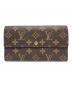 LOUIS VUITTON（ルイ ヴィトン）の古着「長財布」｜ブラウン