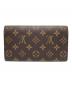 LOUIS VUITTON (ルイ ヴィトン) 長財布 ブラウン：26000円