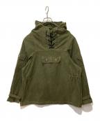 MILITARYミリタリー）の古着「ミリタリーアノラックパーカー」｜グリーン
