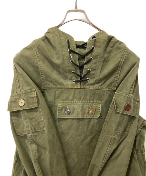 MILITARY（ミリタリー）MILITARY (ミリタリー) ミリタリーアノラックパーカー グリーン サイズ:表記不明の古着・服飾アイテム