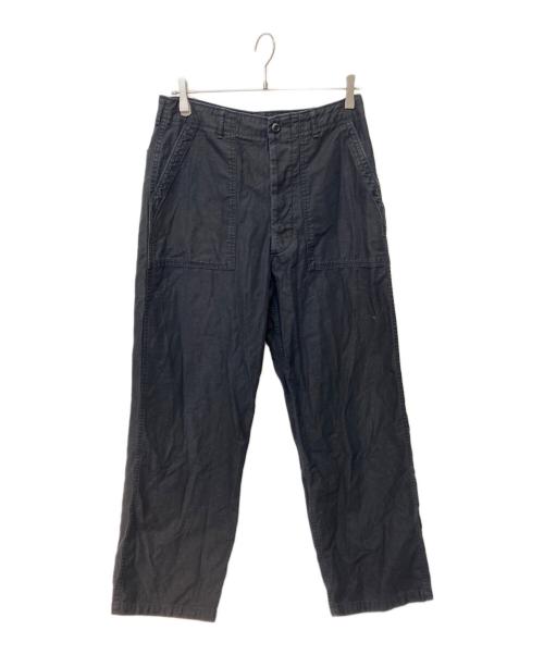 CIOTA（シオタ）CIOTA (シオタ) スビンコットンバックサテンベイカーパンツ ブラック サイズ:表記不明の古着・服飾アイテム