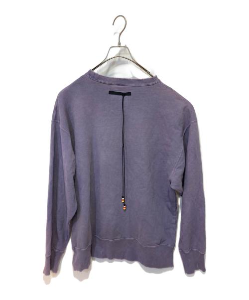 ANCELLM（アンセルム）ANCELLM (アンセルム) 23AW MICKEY PRINT DAMAGE SWEAT パープル サイズ:3の古着・服飾アイテム