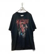 doubletダブレット）の古着「半袖Tシャツ」｜ブラック