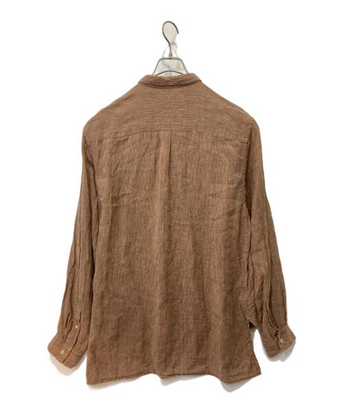 nestrobe confect（ネストローブ コンフェクト）nestrobe confect (ネストローブ コンフェクト) ストライプシャツ ブラウン サイズ:3の古着・服飾アイテム