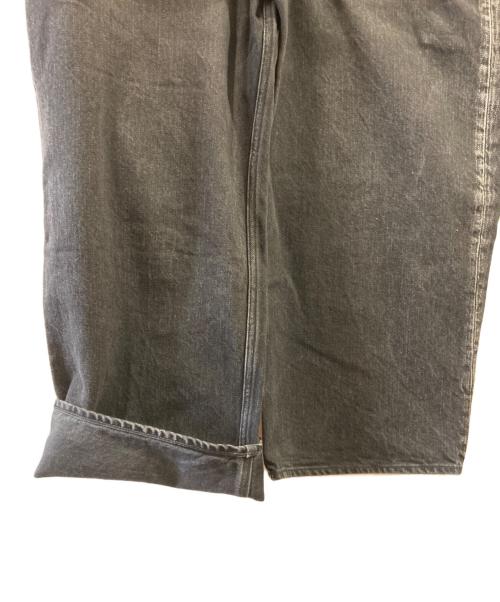 SUBLATIONS（サブレーションズ）SUBLATIONS (サブレーションズ) 2TUCK WIDE DENIM PANTS ブラック サイズ:2の古着・服飾アイテム
