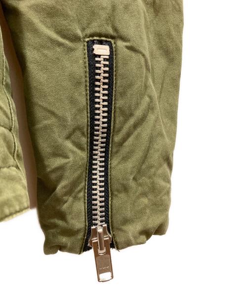 NEIGHBORHOOD（ネイバーフッド）NEIGHBORHOOD (ネイバーフッド) 02ss コットンライダースジャケット オリーブ サイズ:02の古着・服飾アイテム