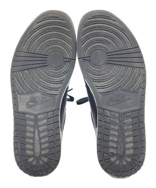 NIKE（ナイキ）NIKE (ナイキ) AIR JORDAN 1 RETRO HIGH OG ブラック×グレー サイズ:30の古着・服飾アイテム