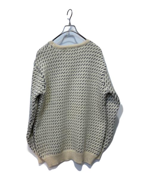 ARAN SWEATER MARKET（アランセーターマーケット）aran sweater market (アランセーターマーケット) バーズアイニット ホワイト サイズ:Lの古着・服飾アイテム