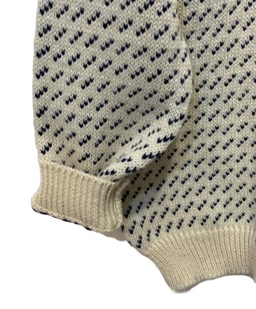 ARAN SWEATER MARKET（アランセーターマーケット）aran sweater market (アランセーターマーケット) バーズアイニット ホワイト サイズ:Lの古着・服飾アイテム