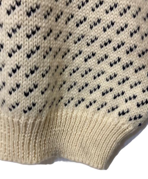ARAN SWEATER MARKET（アランセーターマーケット）aran sweater market (アランセーターマーケット) バーズアイニット ホワイト サイズ:Lの古着・服飾アイテム