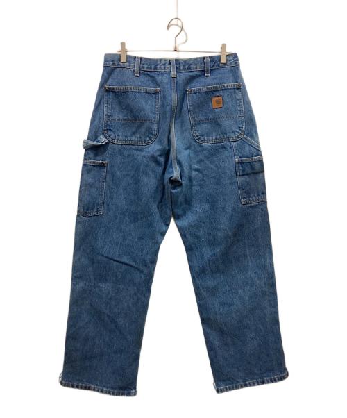 CarHartt（カーハート）CarHartt (カーハート) ダブルニーパンツ ブルー サイズ:W34の古着・服飾アイテム