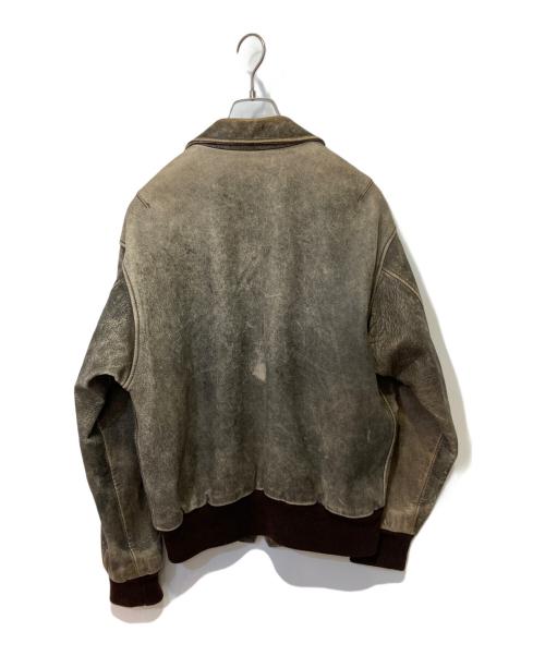 HARLEY-DAVIDSON（ハーレーダビッドソン）HARLEY-DAVIDSON (ハーレーダビッドソン) レザージャケット ブラウン サイズ:40の古着・服飾アイテム