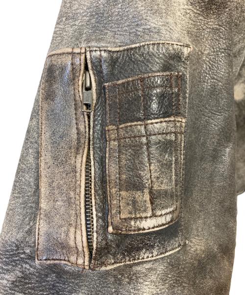 HARLEY-DAVIDSON（ハーレーダビッドソン）HARLEY-DAVIDSON (ハーレーダビッドソン) レザージャケット ブラウン サイズ:40の古着・服飾アイテム