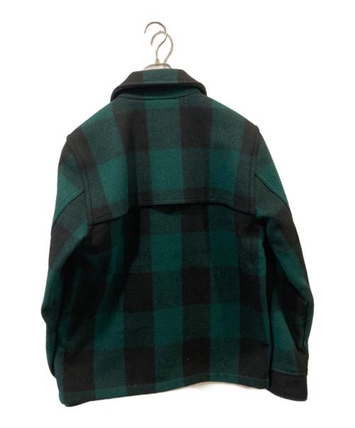 L.L.Bean（エルエルビーン）L.L.Bean (エルエルビーン) ウールチェックCPOジャケット グリーン サイズ:Mの古着・服飾アイテム