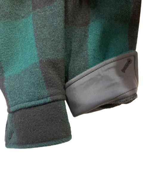 L.L.Bean（エルエルビーン）L.L.Bean (エルエルビーン) ウールチェックCPOジャケット グリーン サイズ:Mの古着・服飾アイテム