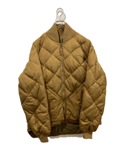 Eddie Bauer（エディーバウアー）Eddie Bauer (エディーバウアー) ダウンジャケット イエロー サイズ:Mの古着・服飾アイテム