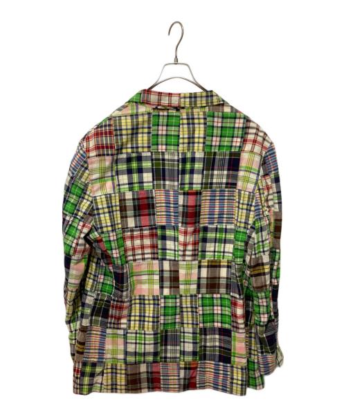 POLO RALPH LAUREN（ポロ・ラルフローレン）POLO RALPH LAUREN (ポロ・ラルフローレン) パッチワークジャケット グリーン サイズ:LLの古着・服飾アイテム