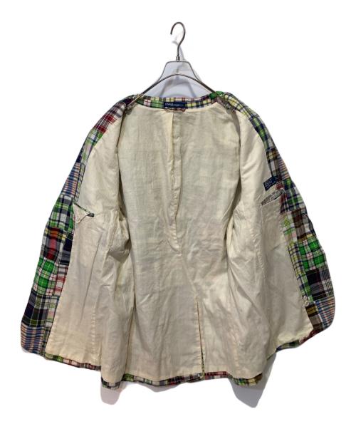 POLO RALPH LAUREN（ポロ・ラルフローレン）POLO RALPH LAUREN (ポロ・ラルフローレン) パッチワークジャケット グリーン サイズ:LLの古着・服飾アイテム