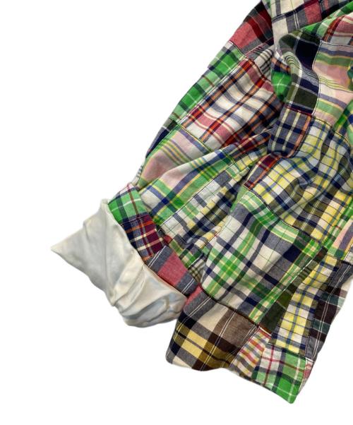 POLO RALPH LAUREN（ポロ・ラルフローレン）POLO RALPH LAUREN (ポロ・ラルフローレン) パッチワークジャケット グリーン サイズ:LLの古着・服飾アイテム