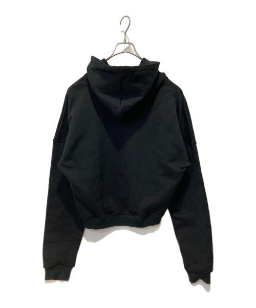RAGA MALAK（ラーガ マルク）Raga malak (ラーガ マルク) ブラックコットンフーディー ブラック サイズ:XSの古着・服飾アイテム
