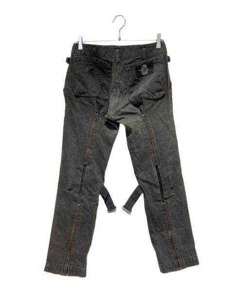 malcolm mclaren（マルコムマクラーレン）malcolm mclaren (マルコムマクラーレン) デニムボンテージパンツ グレー サイズ:W30の古着・服飾アイテム