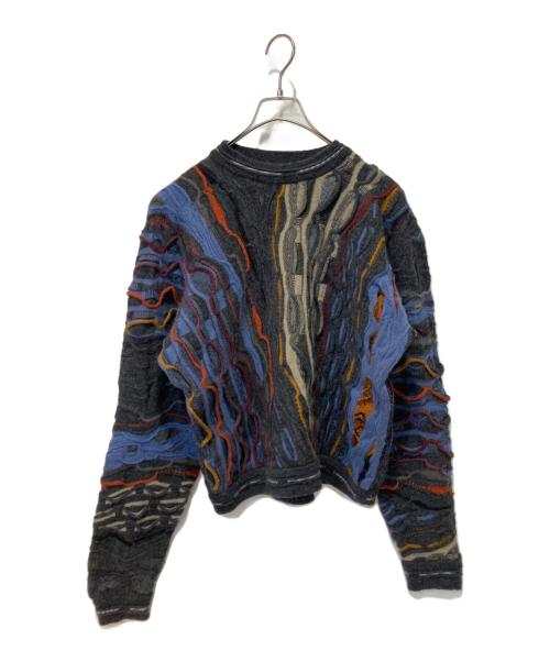 Coogi（クージー）Coogi (クージー) 3dデザインニット グレー サイズ:Sの古着・服飾アイテム