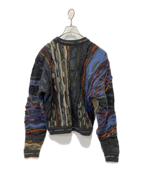 Coogi（クージー）Coogi (クージー) 3dデザインニット グレー サイズ:Sの古着・服飾アイテム