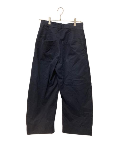 STUDIO NICHOLSON（スタジオ ニコルソン）STUDIO NICHOLSON (スタジオ ニコルソン) VOLUME PLEAT PANTS ネイビー サイズ:XSの古着・服飾アイテム