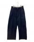STUDIO NICHOLSON（スタジオ ニコルソン）の古着「VOLUME PLEAT PANTS」｜ネイビー