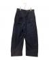STUDIO NICHOLSON (スタジオ ニコルソン) VOLUME PLEAT PANTS ネイビー サイズ:XS：12000円