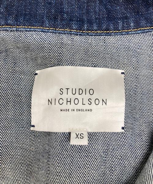 STUDIO NICHOLSON（スタジオ ニコルソン）STUDIO NICHOLSON (スタジオ ニコルソン) デニムジャケット インディゴ サイズ:XSの古着・服飾アイテム