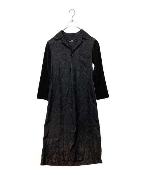 tricot COMME des GARCONS（トリココムデギャルソン）tricot COMME des GARCONS (トリココムデギャルソン) 袖切替ワンピース ブラック サイズ:表記不明の古着・服飾アイテム