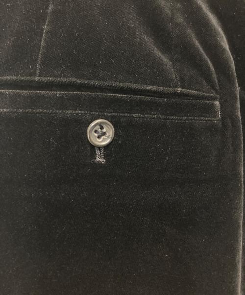 Yohji Yamamoto pour homme（ヨウジヤマモト プールオム）Yohji Yamamoto pour homme (ヨウジヤマモト プールオム) ベロアパンツ ブラック サイズ:３の古着・服飾アイテム