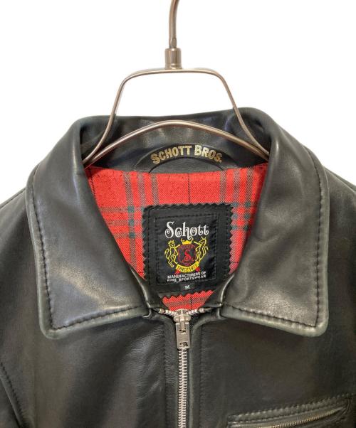Schott（ショット）Schott (ショット) レザージャケット ブラック サイズ:Ｍの古着・服飾アイテム