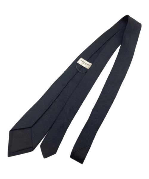 Saint Laurent Paris（サンローランパリ）Saint Laurent Paris (サンローランパリ) ナロータイ ブラック サイズ:表記無しの古着・服飾アイテム