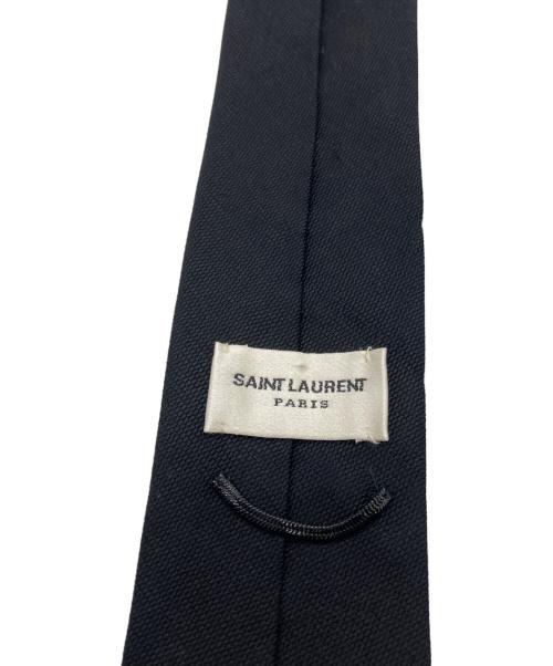 Saint Laurent Paris（サンローランパリ）Saint Laurent Paris (サンローランパリ) ナロータイ ブラック サイズ:表記無しの古着・服飾アイテム