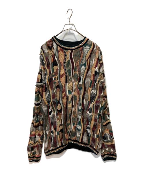 TUNDRA（ツンドラ）TUNDRA (ツンドラ) 3Dコットンニット マルチカラー サイズ:Lの古着・服飾アイテム