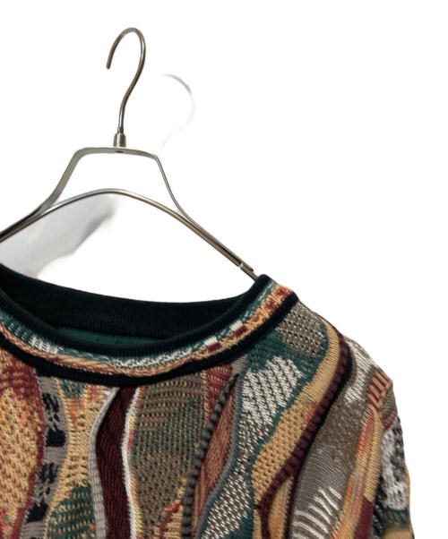 TUNDRA（ツンドラ）TUNDRA (ツンドラ) 3Dコットンニット マルチカラー サイズ:Lの古着・服飾アイテム