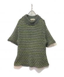 NAMACHEKO（ナマチェコ）の古着「19SS チャンキーニット」｜グレー×イエロー