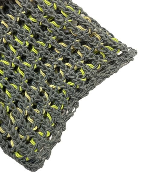 NAMACHEKO（ナマチェコ）NAMACHEKO (ナマチェコ) 19SS チャンキーニット グレー×イエロー サイズ:XSの古着・服飾アイテム