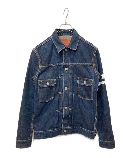MOMOTARO JEANS（桃太郎ジーンズ）MOMOTARO JEANS (桃太郎ジーンズ) 出陣15.7oz 2ndデニムジャケット インディゴ サイズ:38の古着・服飾アイテム